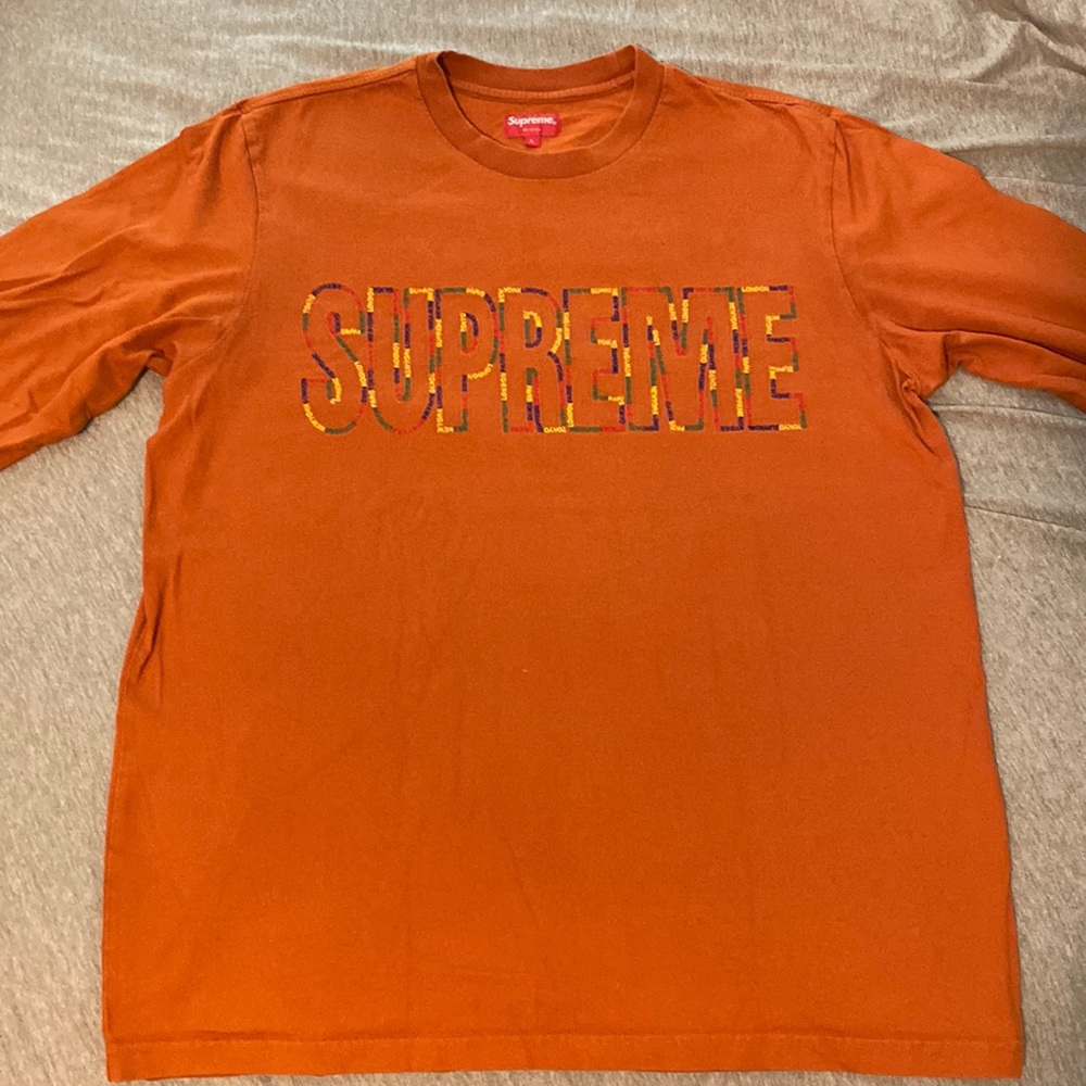 Supreme, Large, Rust Orange